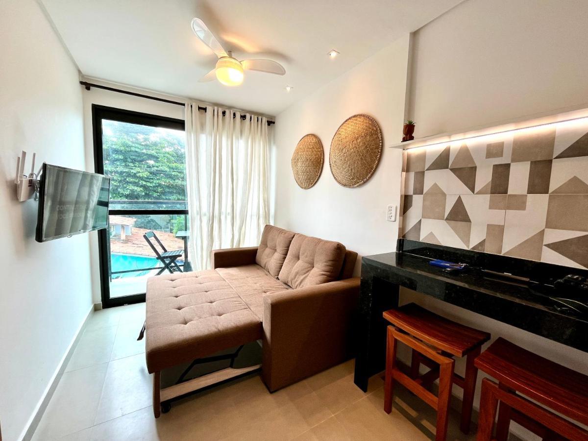 Flat Mobiliado A 15 M Da Praia Ипожука Экстерьер фото